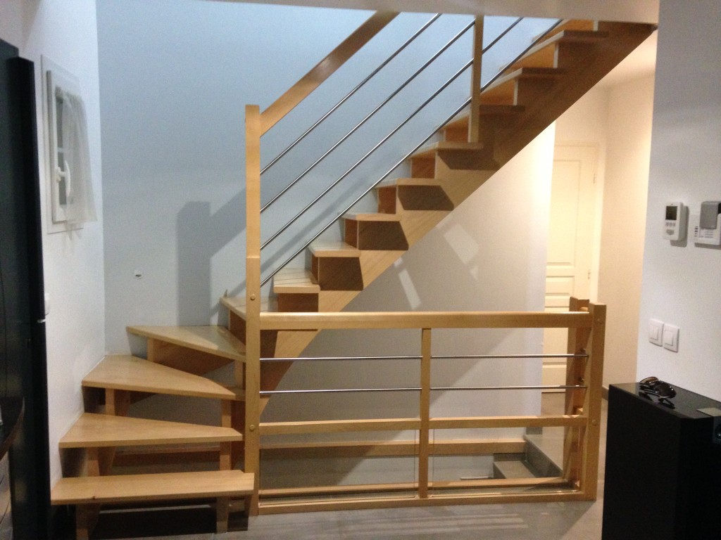 Escalier bois et Metal (3)
